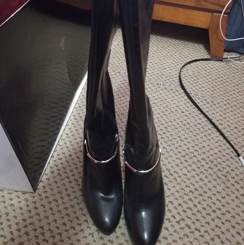 Nine west Pearson high heel black books -91/2